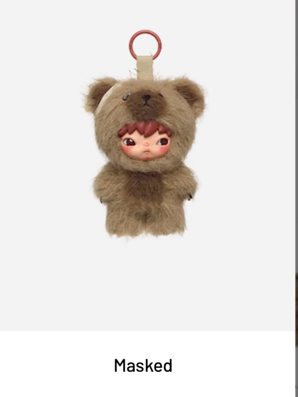 POPMART Hirono After Dark ‘Masked’ Plush Pendant Keychain
